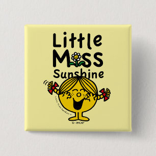 Little Miss Little Miss Sunshine Laughs Pinback Button