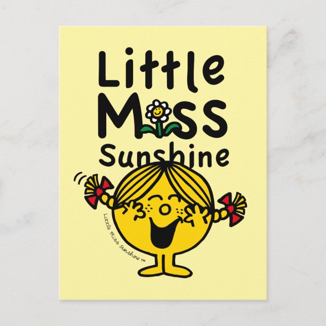 Little Miss | Little Miss Sunshine Laughs Postcard (Front)