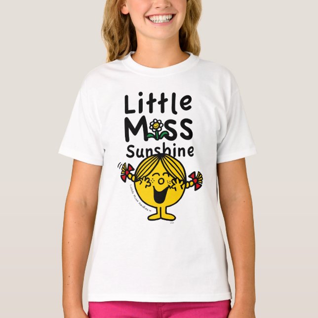 Little Miss | Little Miss Sunshine Laughs T-Shirt (Front)