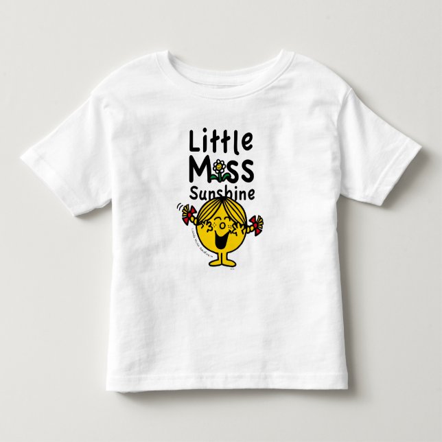 Little Miss | Little Miss Sunshine Laughs Toddler T-shirt (Front)