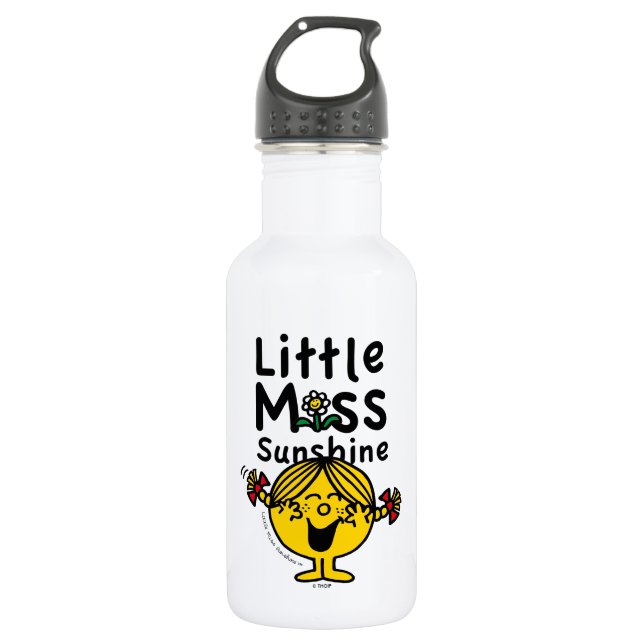 Little Miss | Little Miss Sunshine Laughs Water Bottle (Front)