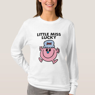 Little Miss Lucky   Black Lettering T-Shirt