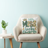 Little Miss Lucky Charm Throw Pillow (Chair)