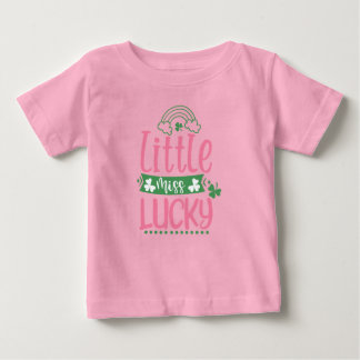 Little Miss Lucky Girl St Patrick T-Shirt for Kids