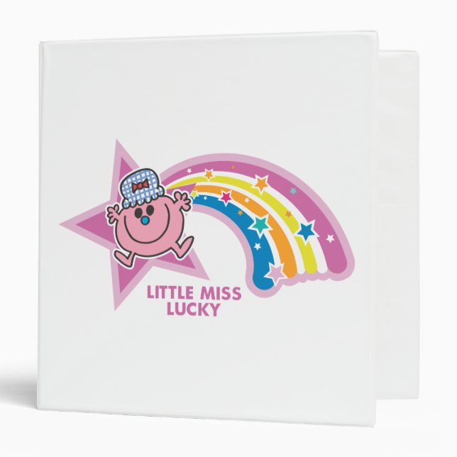 Little Miss Lucky | Rainbow 3 Ring Binder (Front/Inside)