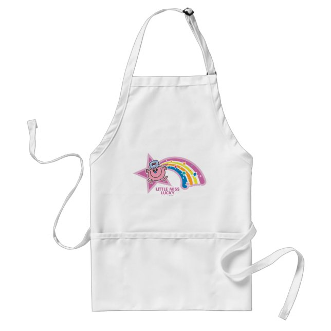 Little Miss Lucky | Rainbow Adult Apron (Front)