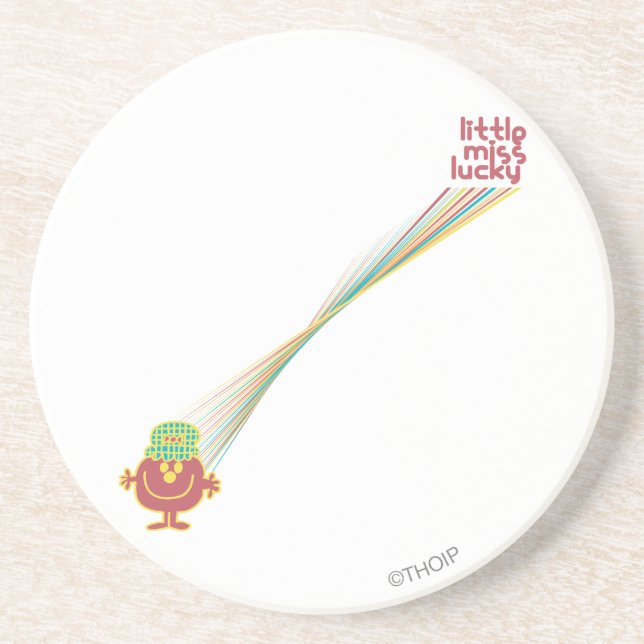 Little Miss Lucky | Rays Of Luck Coaster (Front)
