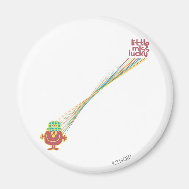 Little Miss Lucky | Rays Of Luck Magnet (Front)