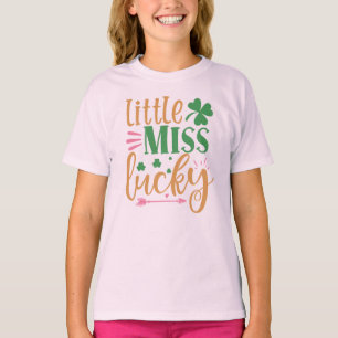 Little Miss Lucky St Patrick T-Shirt for Kids