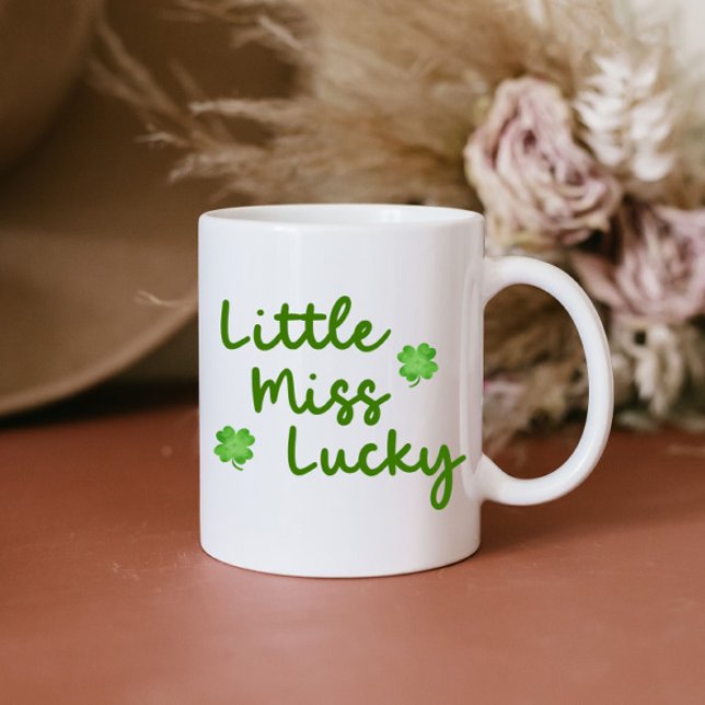 Little Miss Lucky St Patrick's Day Green Coffee Mu Mug (Creator Uploaded)