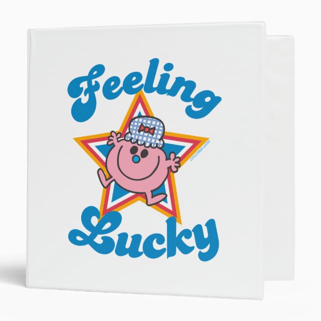 Little Miss Lucky Star 3 Ring Binder (Front/Inside)