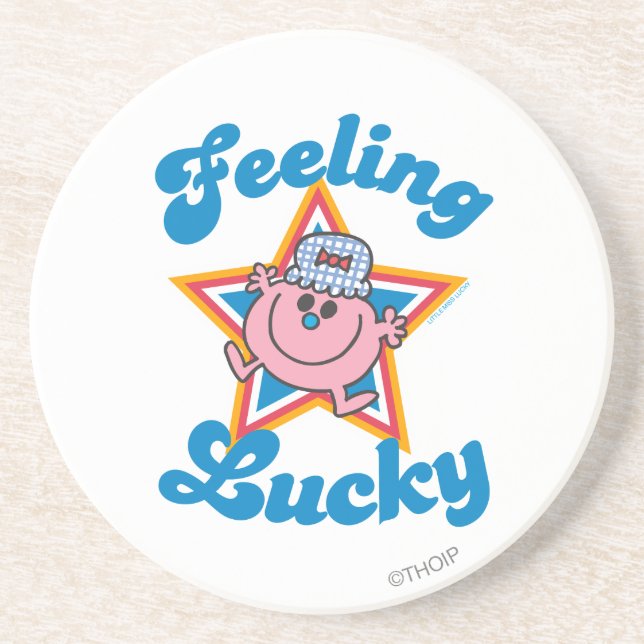 Little Miss Lucky Star Drink Coaster (Front)