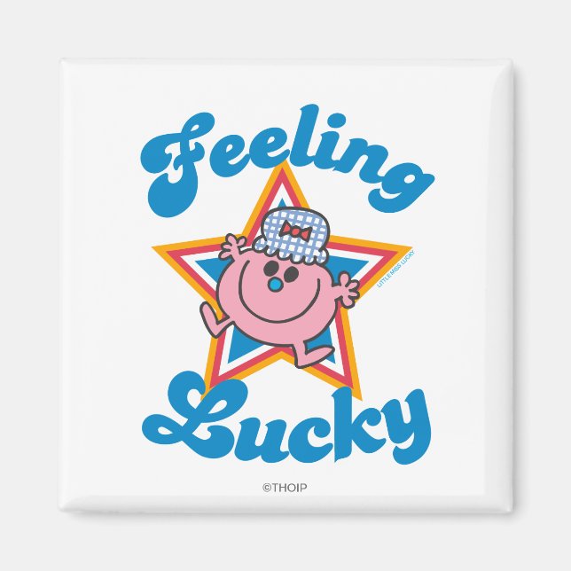 Little Miss Lucky Star Magnet (Front)