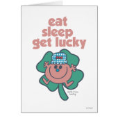 Little Miss Lucky's Motto | Green clover (Front)