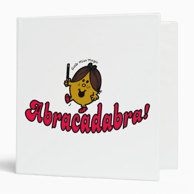 Little Miss Magic | Abracadabra 3 Ring Binder (Front/Inside)
