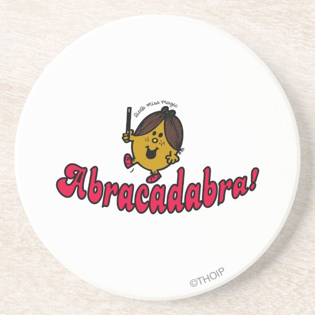 Little Miss Magic | Abracadabra Sandstone Coaster (Front)