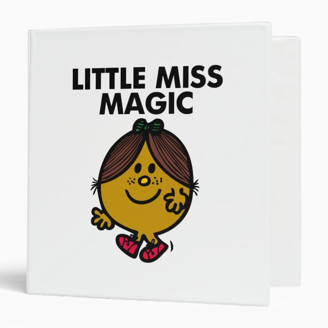 Little Miss Magic | Black Lettering Binder (Front/Inside)