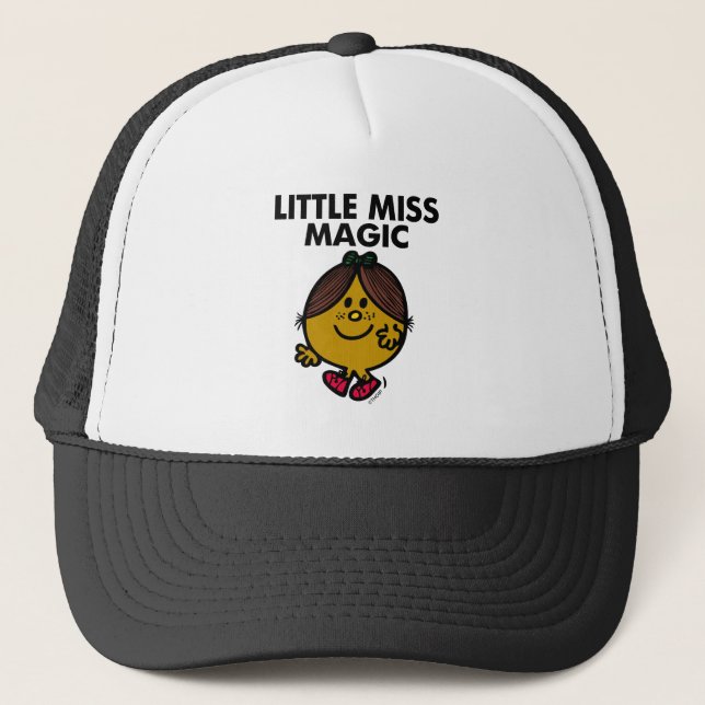 Little Miss Magic | Black Lettering Trucker Hat (Front)