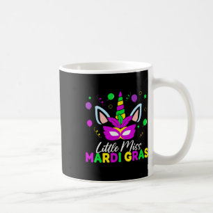 Little Miss Mardi Gras Cute Mardi Gras Kids Toddle Coffee Mug