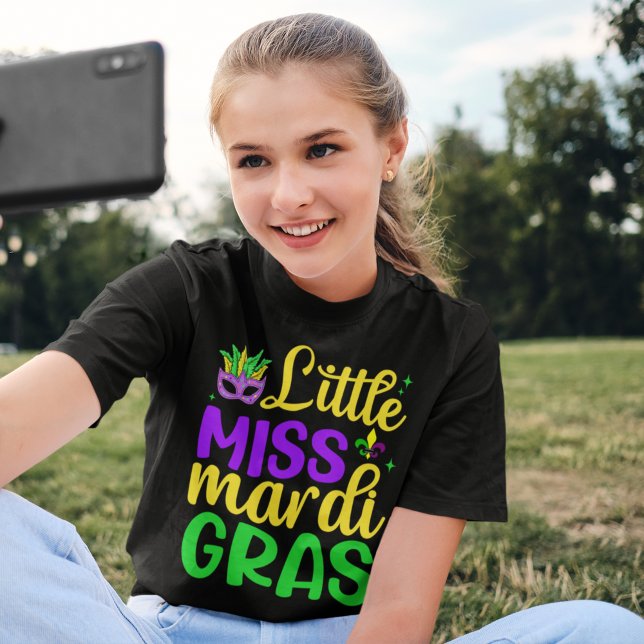 Little Miss Mardi Gras – for Your Mini Carnival  T-Shirt (Creator Uploaded)