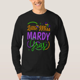 Little Miss Mardi Gras Funny T-Shirt