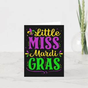 Little Miss Mardi Gras Jester Outfit Girls Kids To Card