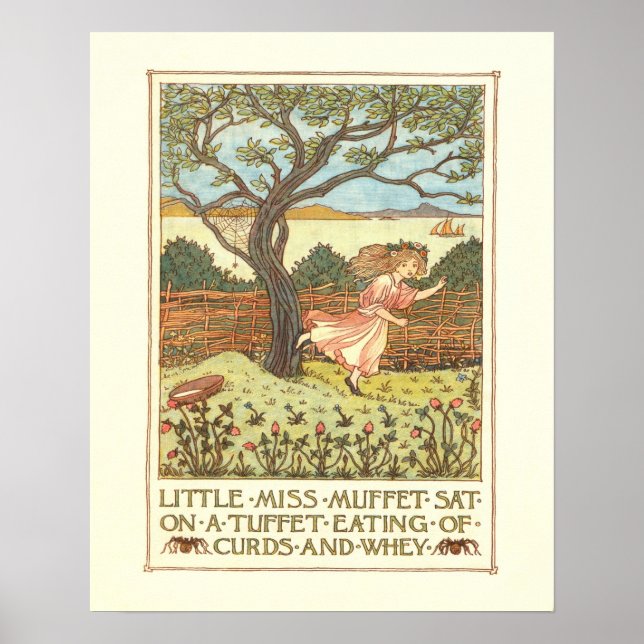 "Little Miss Muffet" Poster (Front)