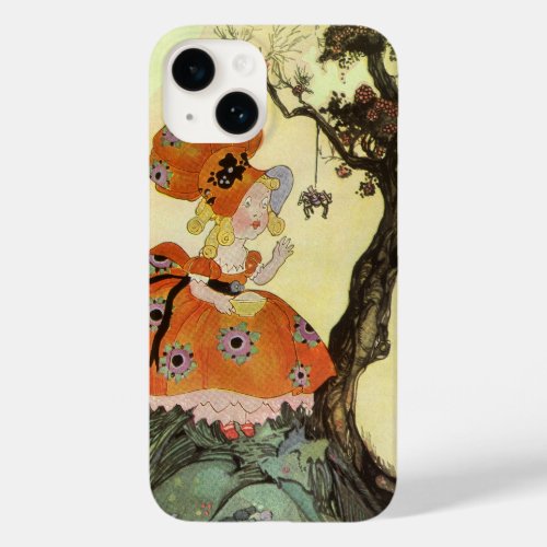 Little Miss Muffet  Spider Vintage Mother Goose Case_Mate iPhone 14 Case