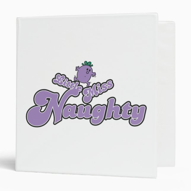 Little Miss Naughty Balancing Act 3 Ring Binder (Front/Inside)