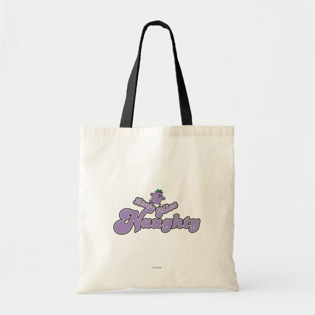 Little Miss Naughty Balancing Act Tote Bag (Front)