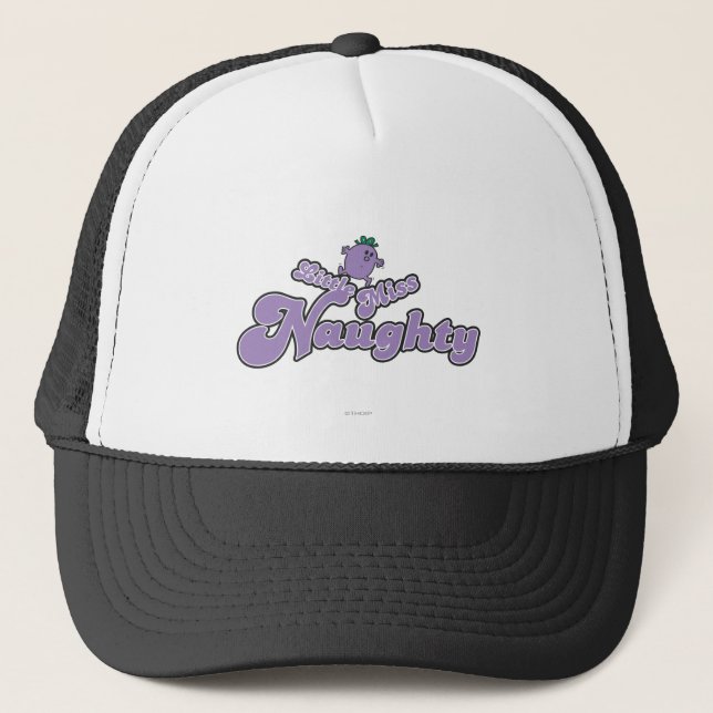 Little Miss Naughty Balancing Act Trucker Hat (Front)