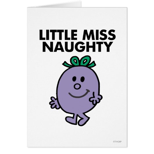 Little Miss Naughty | Black Lettering (Front)