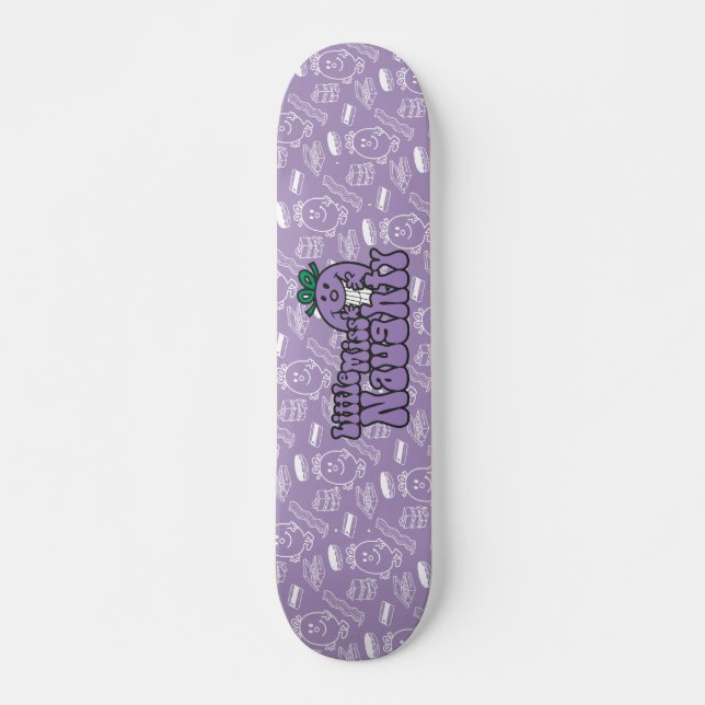 Little Miss Naughty Hiding Skateboard Deck (Front)