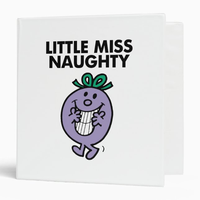 Little Miss Naughty | Huge Smile Binder (Front/Inside)