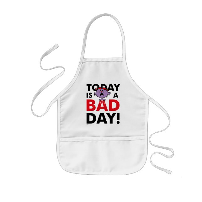 Little Miss Naughty | Today is a Bad Day Kids' Apron (Front)