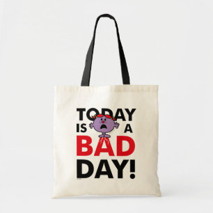 Little Miss Naughty   Today is a Bad Day Tote Bag