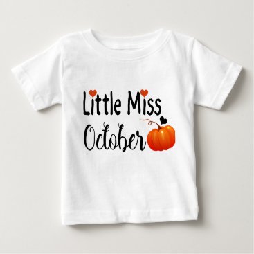 little miss october baby T-Shirt
