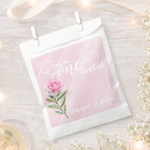 Little Miss ONEderful 1st First Birthday Favor Bag