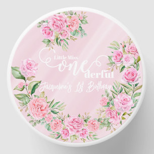 Little Miss ONEderful 1st First Birthday Mini Candle Favors