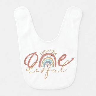 Little Miss Onederful Baby Bib