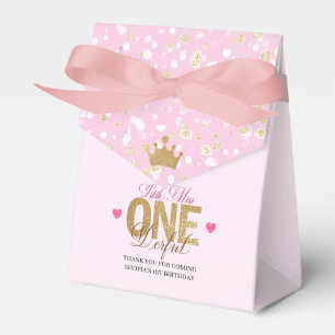 Little Miss onederful Birthday Favor Boxes