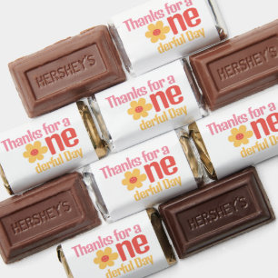 Little Miss Onederful Daisy First Birthday Hershey's Miniatures