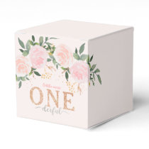 Little Miss Onederful First Birthday Favor Boxes