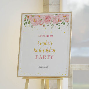 Little Miss Onederful Welcome Sign Birthday Party