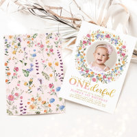 Little Miss ONEderful Wildflower Garden Birthday I