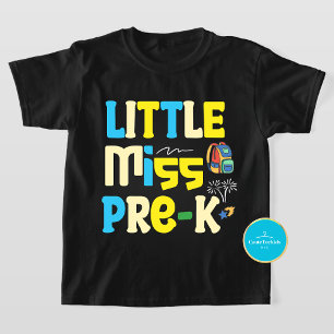 Little Miss Pre-K Back To School T-Shirt