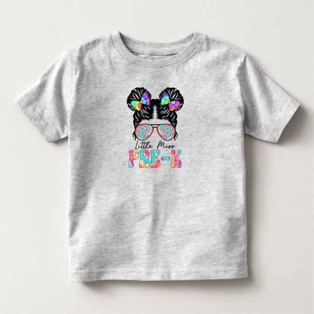 Little Miss Pre-K Toddler T-Shirt (Front)