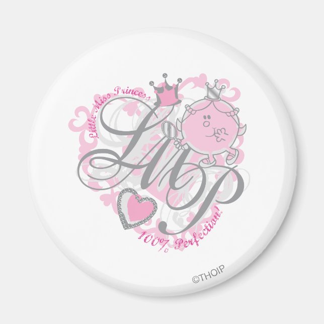 Little Miss Princess - 100% Perfection Magnet (Front)