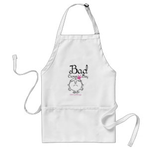 Little Miss Princess Bad Crown Day Adult Apron