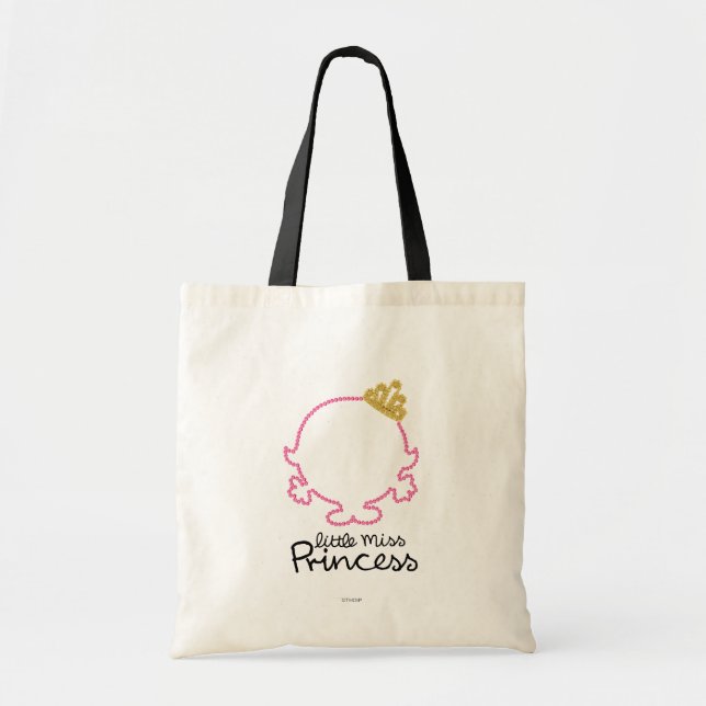 Little Miss Princess | Blank Face Tote Bag (Front)